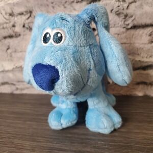 Blue's Clues & You Blue Puppy Dog Plush 6" Stuffed Animal Nick 2021 Viacom